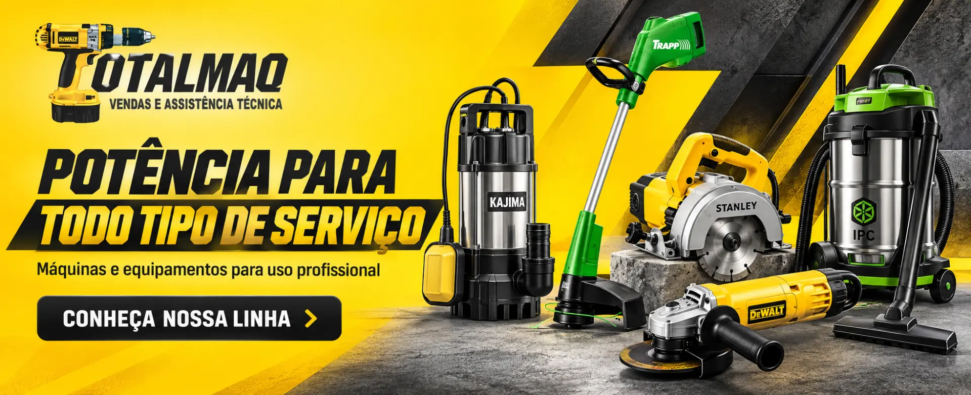Potência para todo tipo de serviço